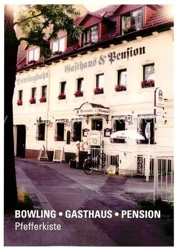 AK / Ansichtskarte Leipzig Bowling Gasthaus Pension Pfefferkiste Leipzig