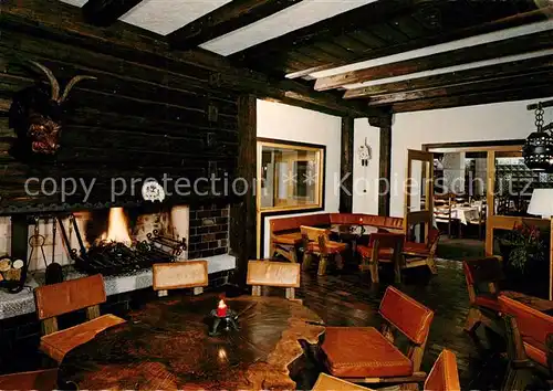 AK / Ansichtskarte Bad_Kleinkirchheim_Kaernten Trattler Hof Kaminzimmer Restaurant Bad_Kleinkirchheim