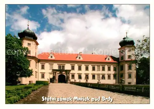 AK / Ansichtskarte Mnisek_pod_Brdy Zamek Schloss 
