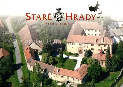 AK / Ansichtskarte Stare_Hrady Zamek Schloss Fliegeraufnahme 