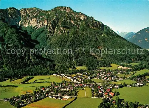 AK / Ansichtskarte Bayerisch_Gmain mit Predigtstuhl Berchtesgadener Alpen Fliegeraufnahme Bayerisch Gmain