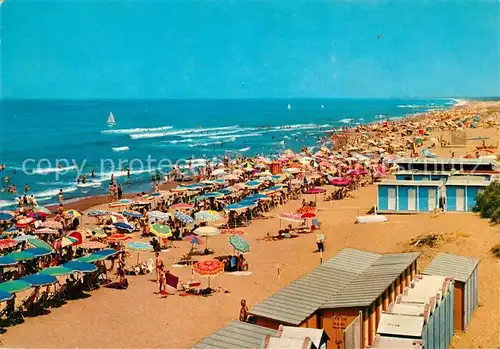 AK / Ansichtskarte Castagneto_Carducci Marina di Castagneto Spiaggia Strand Castagneto_Carducci