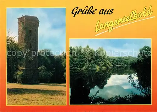 AK / Ansichtskarte Langenselbold Wasserturm am Weinberg Birkenweiher Langenselbold