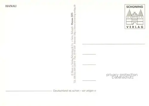 AK / Ansichtskarte Hanau_Main Schloss Rathaus Denkmal Goldschmiedehaus Hanau_Main