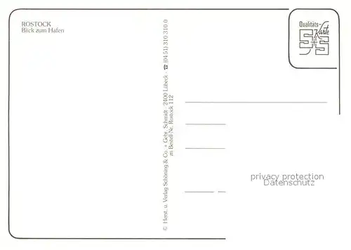 AK / Ansichtskarte Rostock_Mecklenburg Vorpommern Hafen Hansestadt Fliegeraufnahme Rostock