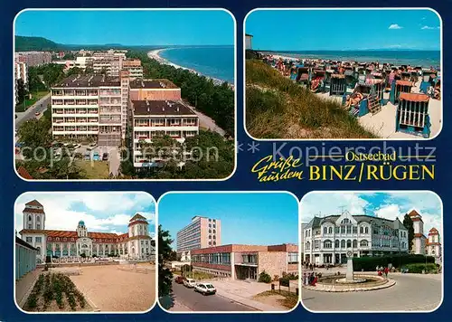 AK / Ansichtskarte Binz_Ruegen Hotels am Strand Kurhaus Binz_Ruegen