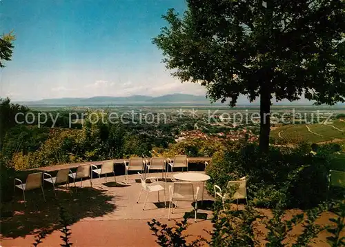 AK / Ansichtskarte Badenweiler Ausblick auf die Vogesen Landschaftspanorama Badenweiler