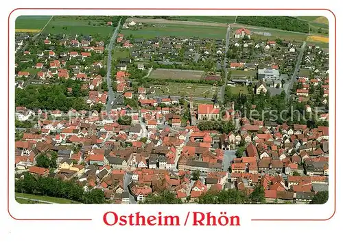AK / Ansichtskarte Ostheim_Rhoen Fliegeraufnahme Ostheim_Rhoen