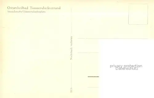 AK / Ansichtskarte Timmendorfer_Strand Strandstrasse Timmendorferplatz Timmendorfer_Strand