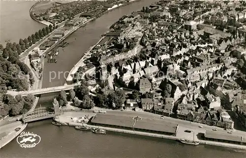 AK / Ansichtskarte Luebeck Fliegeraufnahme Luebeck
