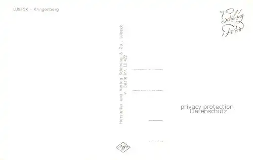 AK / Ansichtskarte Luebeck Klingenberg Luebeck