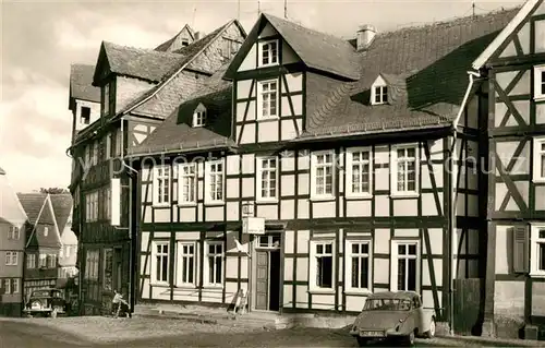 AK / Ansichtskarte Frankenberg_Eder Gasthaus zum goldenen Engel Frankenberg Eder