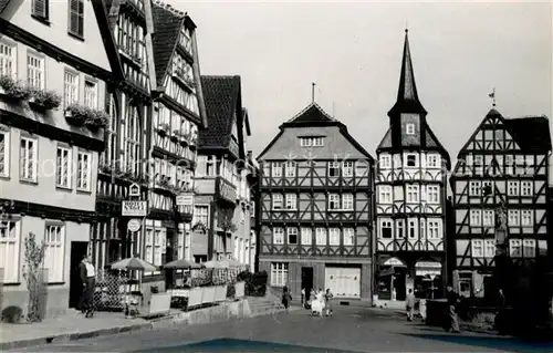 AK / Ansichtskarte Frankenberg_Eder Fachwerk Frankenberg Eder