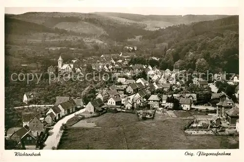 AK / Ansichtskarte Waechtersbach Fliegeraufnahme Waechtersbach