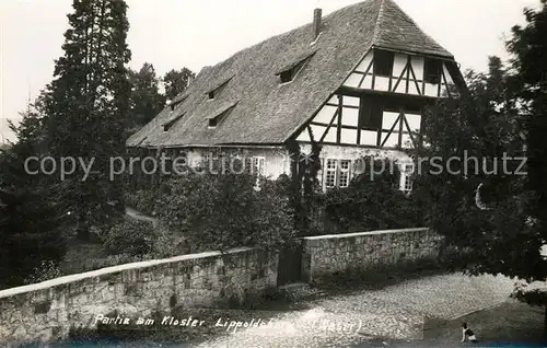 AK / Ansichtskarte Lippoldsberg Klosterpartie Lippoldsberg