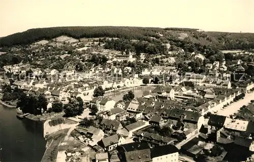 AK / Ansichtskarte Karlshafen_Bad Fliegeraufnahme Weser Karlshafen_Bad