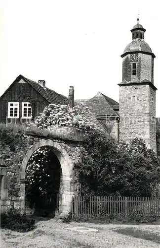 AK / Ansichtskarte Lippoldsberg Kirchenpartie Lippoldsberg