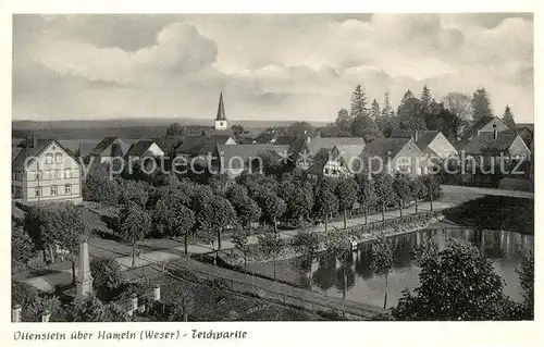 AK / Ansichtskarte Ottenstein_Niedersachsen ueber Hameln Teichpartie Ottenstein_Niedersachsen