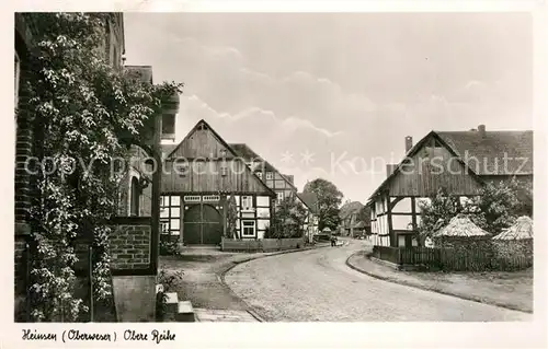AK / Ansichtskarte Heinsen_Weser Obere Reihe Heinsen Weser