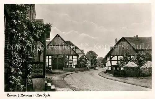 AK / Ansichtskarte Heinsen_Weser Obere Reihen Heinsen Weser