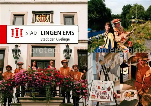 AK / Ansichtskarte Lingen_Ems Mittelalterliche Koestueme Rathaus Lingen_Ems