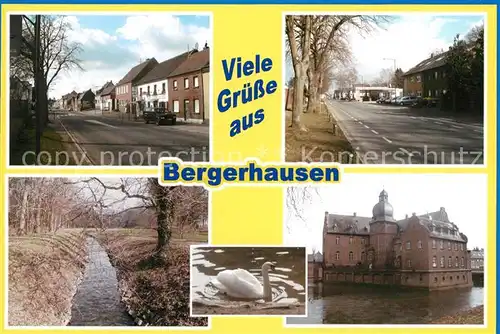 AK / Ansichtskarte Bergerhausen_Essen Wasserschloss  Bergerhausen Essen