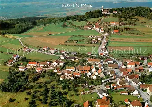 AK / Ansichtskarte Bussen Fliegeraufnahme Bussen