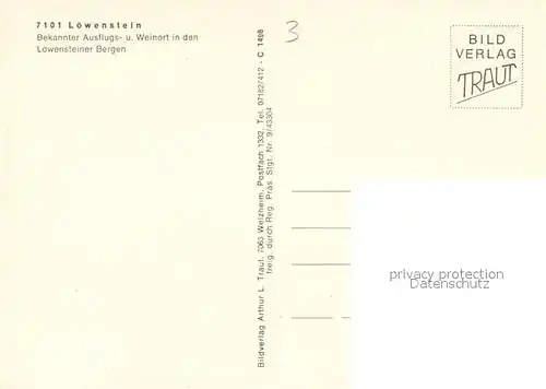 AK / Ansichtskarte Loewenstein Fliegeraufnahme Loewenstein