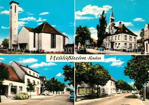AK / Ansichtskarte Neulussheim Kirche  Neulussheim