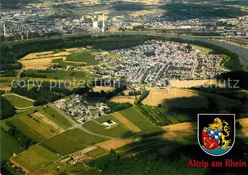 AK / Ansichtskarte Altrip Fliegeraufnahme Altrip