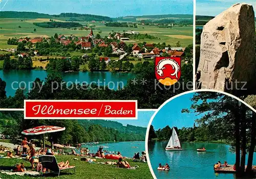 AK / Ansichtskarte Illmensee Badesee Illmensee