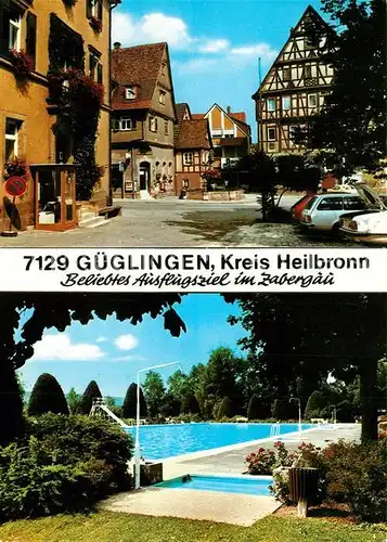 AK / Ansichtskarte Gueglingen im Zabergau Freibad Gueglingen