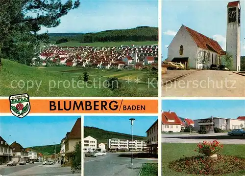 AK / Ansichtskarte Blumberg_Baden Kirche Blumberg_Baden
