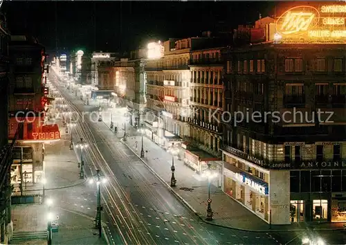 AK / Ansichtskarte Marseille_Bouches du Rhone La Canebiere a l`aube Marseille