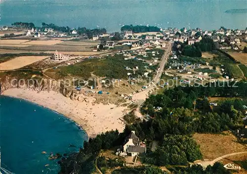 AK / Ansichtskarte Saint Cast le Guildo Fliegeraufnahme Camping de la Mare et le Plage Saint Cast le Guildo