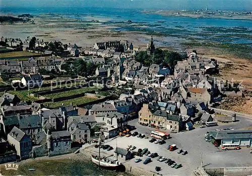 AK / Ansichtskarte Roscoff Fliegeraufnahme avec ile de Batz Roscoff