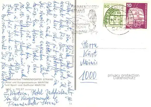 AK / Ansichtskarte Timmendorfer_Strand Hotel Kongresszentrum Maritim  Timmendorfer_Strand