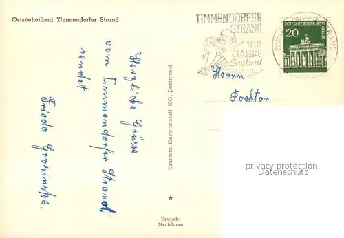 AK / Ansichtskarte Timmendorfer_Strand  Timmendorfer_Strand