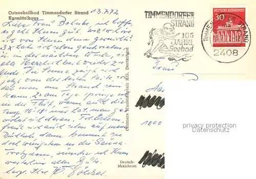 AK / Ansichtskarte Timmendorfer_Strand Kurmittelhaus Timmendorfer_Strand