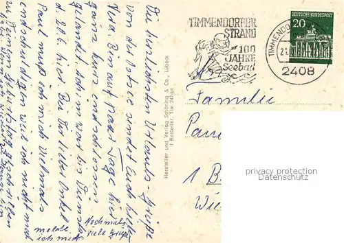 AK / Ansichtskarte Timmendorfer_Strand Kur  Schwimmhalle  Timmendorfer_Strand