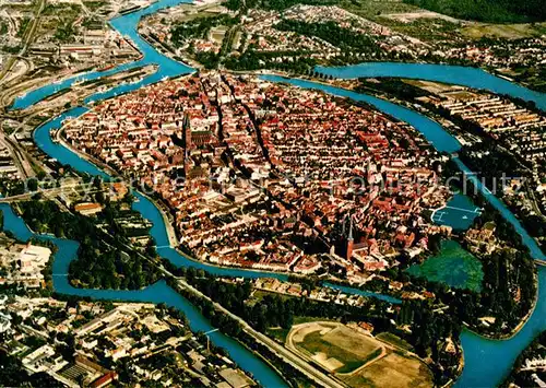 AK / Ansichtskarte Luebeck Fliegeraufnahme Luebeck