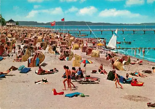 AK / Ansichtskarte Niendorf_Ostseebad Strand Niendorf_Ostseebad