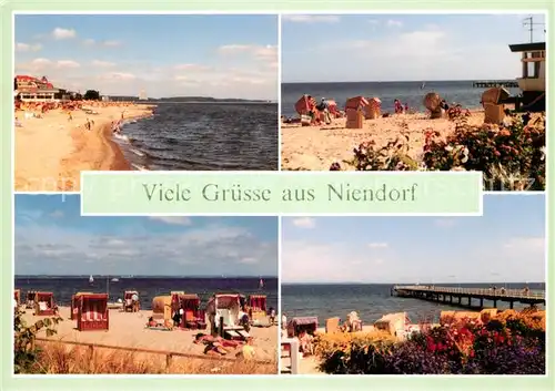 AK / Ansichtskarte Niendorf_Ostseebad Strand Niendorf_Ostseebad