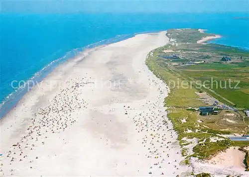 AK / Ansichtskarte Norddorf_Amrum Am Kniepsand Fliegeraufnahme Norddorf Amrum