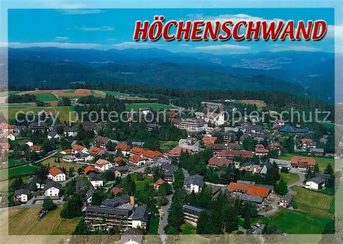 AK / Ansichtskarte Hoechenschwand Fliegeraufnahme Hoechenschwand