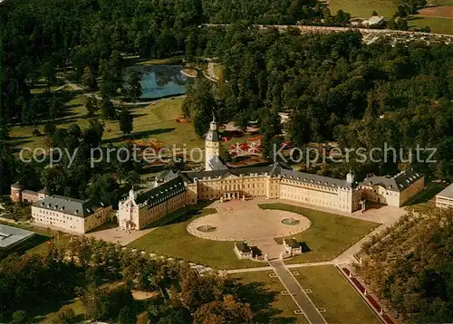 AK / Ansichtskarte Karlsruhe_Baden Schloss Fliegeraufnahme Karlsruhe_Baden