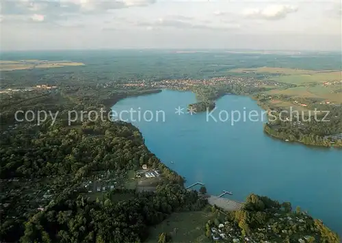 AK / Ansichtskarte Alt_Ruppin_Brandenburg Fliegeraufnahme mit Ruppiner See Alt_Ruppin_Brandenburg