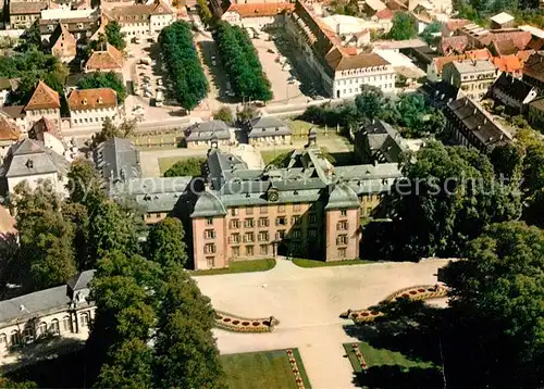 AK / Ansichtskarte Schwetzingen Schloss mit Schlossgarten Fliegeraufnahme Schwetzingen