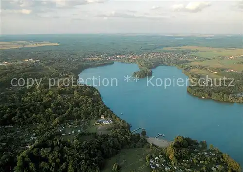 AK / Ansichtskarte Ruppin_Brandenburg Fliegeraufnahme mit Ruppiner See Ruppin Brandenburg