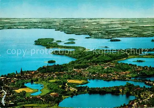 AK / Ansichtskarte Ploen_See Fliegeraufnahme Ploen_See